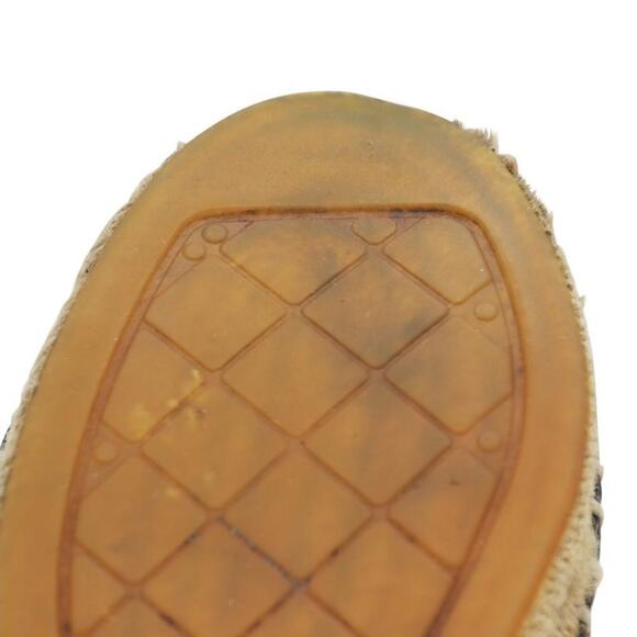 Chanel Espadrilles 36 Lambskin Leather Studded Cc Camellia Flats CC-S0207P-C031 - Picture 11 of 11